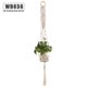 thumbnail image 1 of Yuarrent Cestas colgantes 100 hechas a mano, soporte para plantas, macramé, colgador de plantas, maceta para colgar en la pared interior, soporte para Jardín y Patio No.36 Yuarrent HA001777-36, 1 of 6
