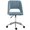 Sky Blue, variant on Vinsetto Armless Office Chair Swivel Computer Desk Chair, Grey