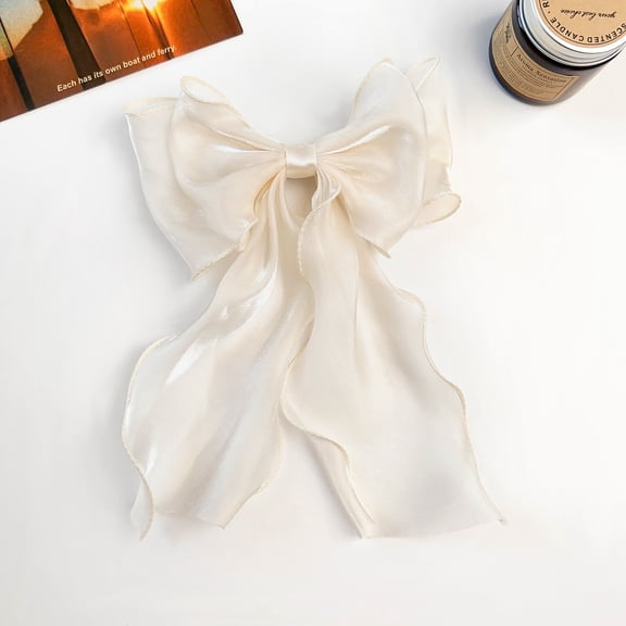 LEHOZIHEQ Hair Accessory Bow Elegant Mesh Hair Clip Lightweight And Stylish Suitable For All Hair Types And Good For Everyday Wear As Well As Special Occasion