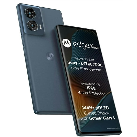 Celular Motorola Edge 50 Fusion 8GB RAM 256GB Almacenamiento Liberado Nuevo Forest Blue