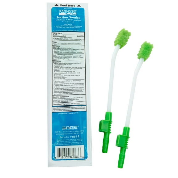 Toothette Suction Swab Kit  200 Ct