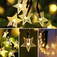 thumbnail image 3 of Solar-Powered Star String Lights, Waterproof Outdoor Decorative Starlight With Memory Function For Indoor Outdoor Ambiance Lighting (6.5M), 3 of 5