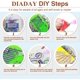 thumbnail image 4 of Nuevo set de pintura con diamantes 5D irregulares, set de pintura con diamantes para adultos, set de pintura con diamantes de cristal sin marco de 15×20 pulgadas (40×50 cm)., 4 of 6