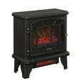 thumbnail image 2 of Duraflame 1,000 sq ft Infrared Quartz Electric Fireplace Stove Heater, Black, 2 of 12