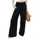 thumbnail image 1 of Pantalones Palazzo de para Mujer Negro XL, 1 of 9