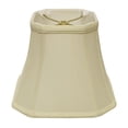 thumbnail image 5 of 16" Ivory Slanted Square Bell Monay Shantung Lampshade, 5 of 5