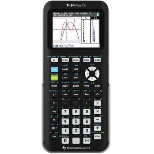Texas Instruments TI-84 Plus CE Graphing Calculator, Black