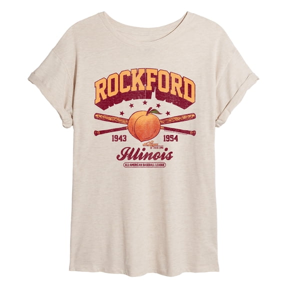 A League Of Their Own - Rockford Peaches Baseball Relaxed Fit T-Shirt