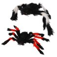 thumbnail image 1 of 2pcs Fake Spiders Plush Spiders Realistic Looking Spiders Hairy Spiders, 1 of 4