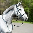 thumbnail image 7 of HORZE Genuine Leather Cross-Under Bitless Bridle | Includes Web Reins with Hand Stops, 7 of 7