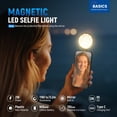 thumbnail image 2 of Luz LED magnética para selfies NEEWER Basics con espejo de maquillaje, 2 of 9