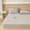 Cream Gray, variant on MooMee Fitted Sheet with Pillowcases 3-Piece Set 100% Washed Cotton Linen Like Textured (Denim Blue, Queen)