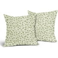 thumbnail image 2 of Brythos 2Pcs Throw Pillow Covers,Double-Sided Vintage Floral Pillow Covers,Smooth Invisible Zipper Couch Pillow Covers,Style13,18"X18", 2 of 6