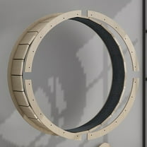 HOOWIFFY Cat Exercise Equipment Grey Felt Cat Walking Pad for Indoor Cats 1 Set