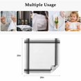 thumbnail image 6 of Cloth Napkins Set of 8 - 20x20 Inches, Black Gray Grid Washable Reusable Table Napkins, Modern Minimalist Striped Pattern Soft & Absortbent Dining Napkin for Party Wedding Hotel Restaurant, 6 of 9