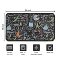 thumbnail image 5 of Math Equations Colorful Doodles Black Pattern Door Rugs,Washable Non Slip Door Mats Indoor,Decorative Door Mats,Entry Mat Indoor for Entrance,Bedroom,Kitchen,Bathroom,30"x17", 5 of 6