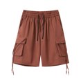 thumbnail image 3 of cfhntfmh Bermuda Shorts for Men Big and Tall Elastic Waisted Cargo Shorts Summer Shorts with Pockets for Casual Gym Workout Hiking, 3 of 6
