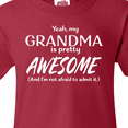 thumbnail image 4 of Inktastic Yeah My Grandma is Pretty Awesome Youth T-Shirt, 4 of 5