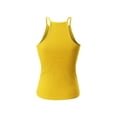 thumbnail image 4 of Made by Olivia Women's Halter Neck Ribbed Tank Top, 4 of 4