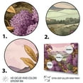 thumbnail image 3 of Designart "Fragrant Blossoms in Purple Lilac I" Floral Metal Art Print Set, 3 of 5