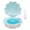 Blue, variant on BIMZUC Portable Shell Bluetooth Speaker 3 in 1 360 Degree Projection White Noise Colorful Night Light for Bedroom Blue Wireless Audio Player with Built-in Battery Home Decor