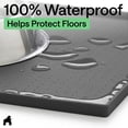 thumbnail image 4 of GORILLA GRIP Silicone Pet Feeding Mat, 100% Waterproof, Protects Floors, 18.5x11.5 Charcoal, 4 of 9