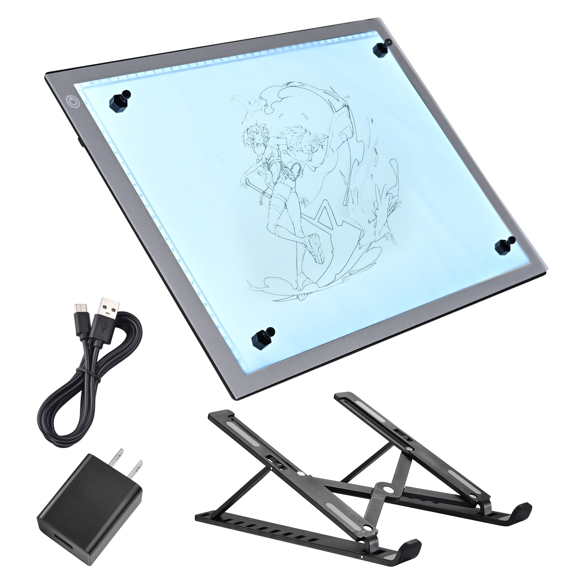 slange negativ acceptabel Yescom A3 LED Tracing Light Box with Stand 17"x12" LED Tracing Light Pad  for Artists Drawing Sketching Tattoo Animation Diamond Painting -  Walmart.com