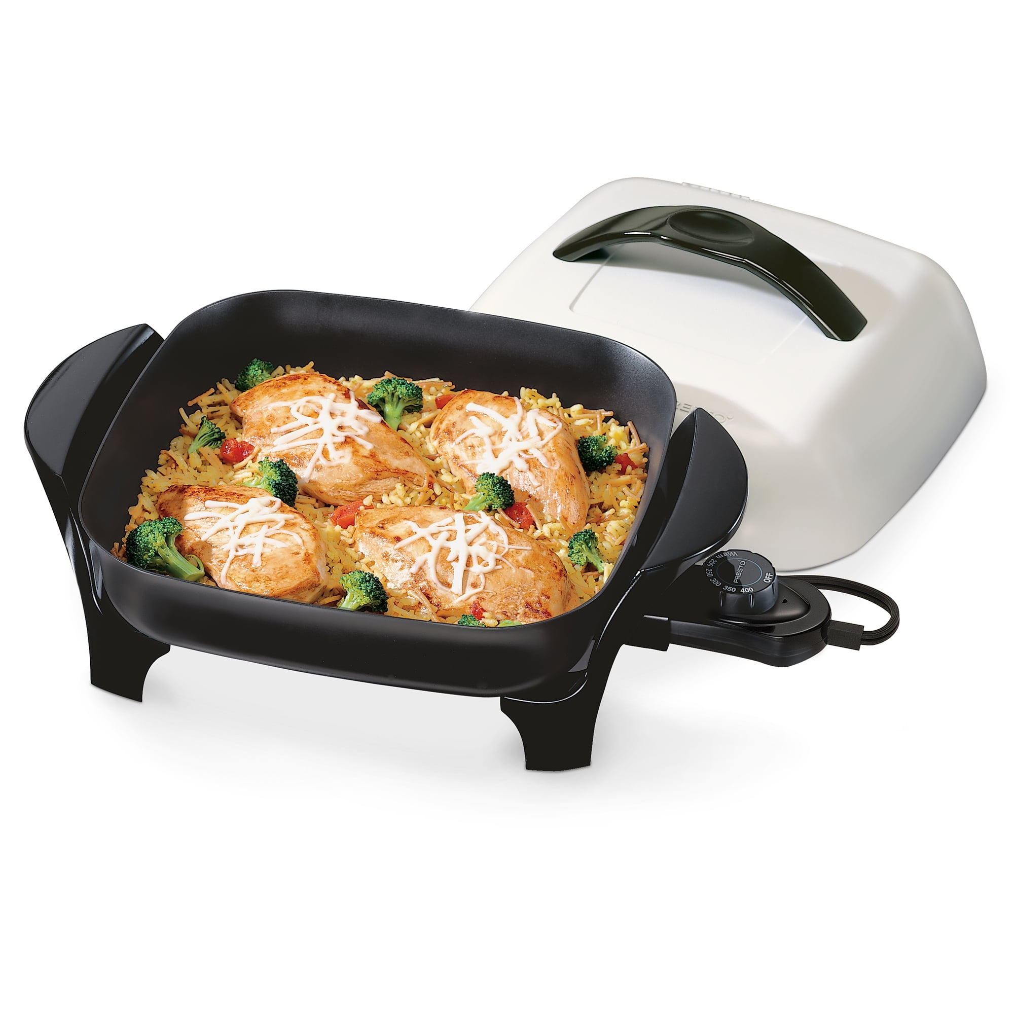 Presto Covered Electric Skillet - Black, 11 in - Fry's Food Stores