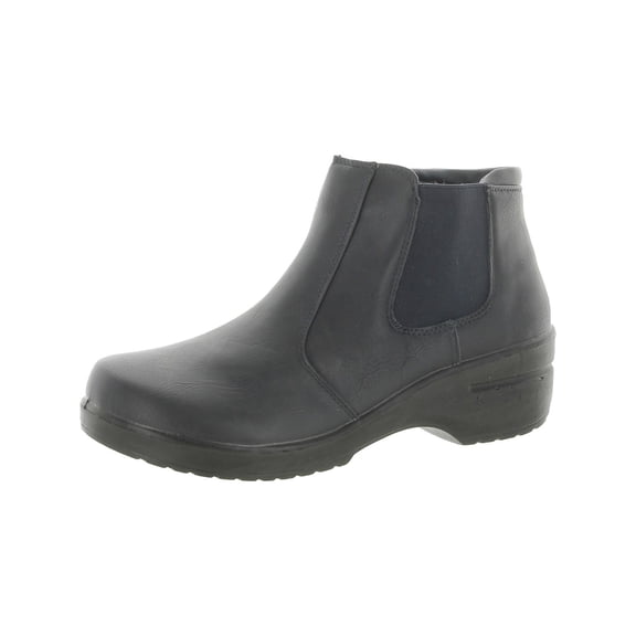 Easy Street Womens ROSARIO FAUX LEATHER ROUND TOE Ankle Boots