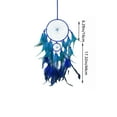 thumbnail image 3 of Hmgxay DreamCatcher Decor, Bohemian Dream Catcher with Natural Crystals, Handcrafted Dreamcatcher with Feathers, Artistic Wall Hanging Dreamcatcher for Home Decor(Blue), 3 of 6