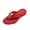 Red, variant on LTTVQM Men's Flip Flops Comfortable Arch Support Cushion Non-Slip Thong Sandals Indoor Outdoor Beach Travel Vacation Lounge Walking Shoes Brown 39-40(US-8.5/9)