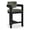 Green and Black, variant on Pemberly Row Contemporary Solid Wood Frame Green Ultra Luxe Velvet Stool