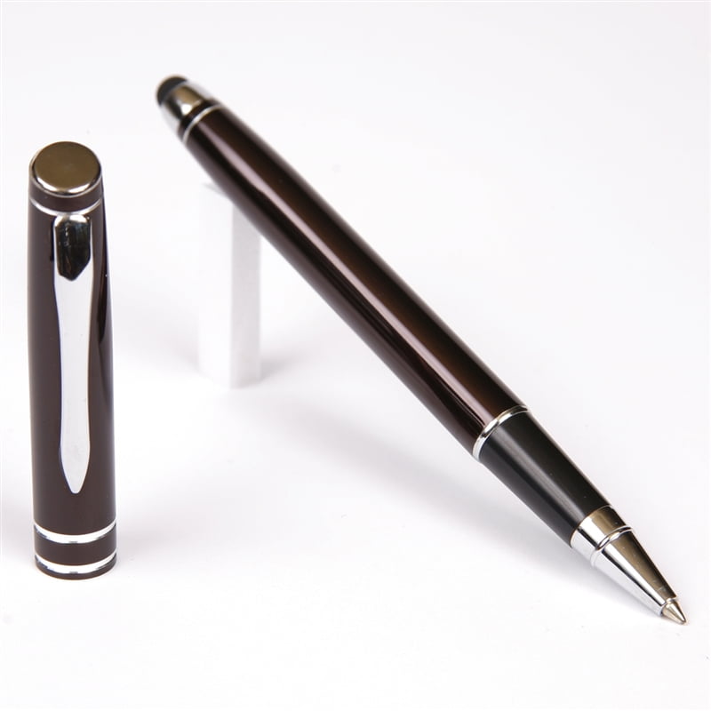 2 in 1 Gunmetal Rollerball Pen With Stylus HIGH QUALITY