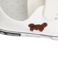 thumbnail image 3 of M Buder Zapatos Casuales de Lona Transpirable con Estampado de Dibujos Animados y Suela Suave para Niños y Niñas, Cierre Gancho y Bucle, Talla 28 (18.0 cm / 7.1 inches), Color Blanco, 3 of 9