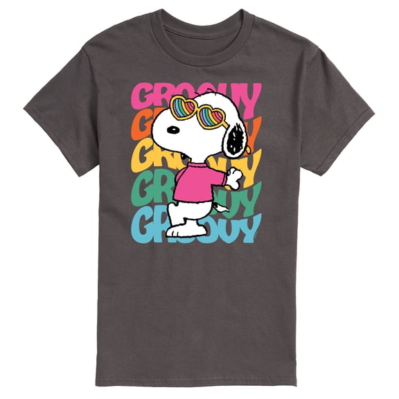 Peanuts - Groovy Stacked - Men's Short Sleeve Graphic T-Shirt