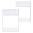 thumbnail image 2 of PSBM White Block Reclosable Poly Bags 8" x 10" 4 Mil Write-On Lable Bags for Multipurpose Packaging 1000 Pcs, 2 of 7