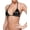 Liquid Black, variant on Women's New Liquid String Bra Swimsuit Top Liquid Red Medium