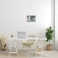 thumbnail image 2 of The Stupell Home Decor Collection Grey and Blue Celestial Love Sky Swinging by the Crescent Moon and Stars Wall Plaque Art, 10 x 0.5 x 15, 2 of 5