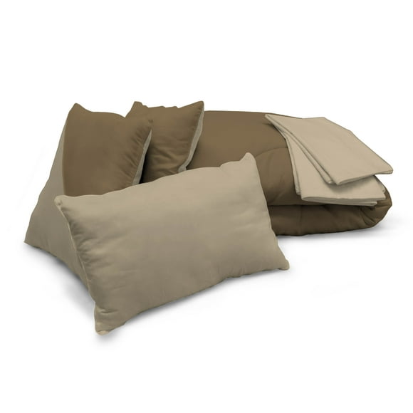 Spring Air Set de Cama Colors Kakhi/Crema - Matri/Queen