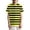 Yellow, variant on Boys T Shirts Size 14-16 , Youth Shirts , Girls Tops,Boys Casual Short Sleeve Shirt Featuring Striped And Polka Dot Print With Convenient Chest Pocket For Toddler And Youth Playwear