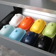 thumbnail image 3 of Sweejar Ceramic Butter Dish with Lid, Butter Keeper Container, East/West Coast Butter, 7 inches Butter Storage for Countertop (Turquoise), 3 of 6