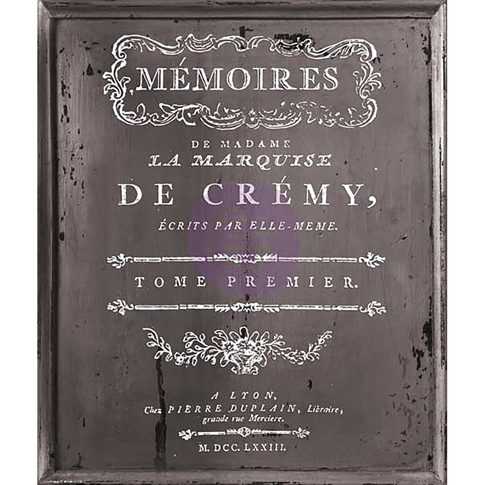 Iron Orchid Designs Decor Transfer Rub Ons Memoir Small 11 X14 Iron Orchid Designs Decor Transfer Rub Ons Memoir Small 11 X14