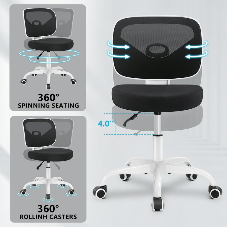 Coolhut Desk Chair, Grey Study Chair for Boys Girls with Height