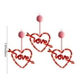 thumbnail image 3 of SLYNSHome 3Pcs Valentines Day Decor Lights for Window,LED Heart-Shaped String Lights Curtain Lights for Wedding Party Valentines Day Decoration, 3 of 7
