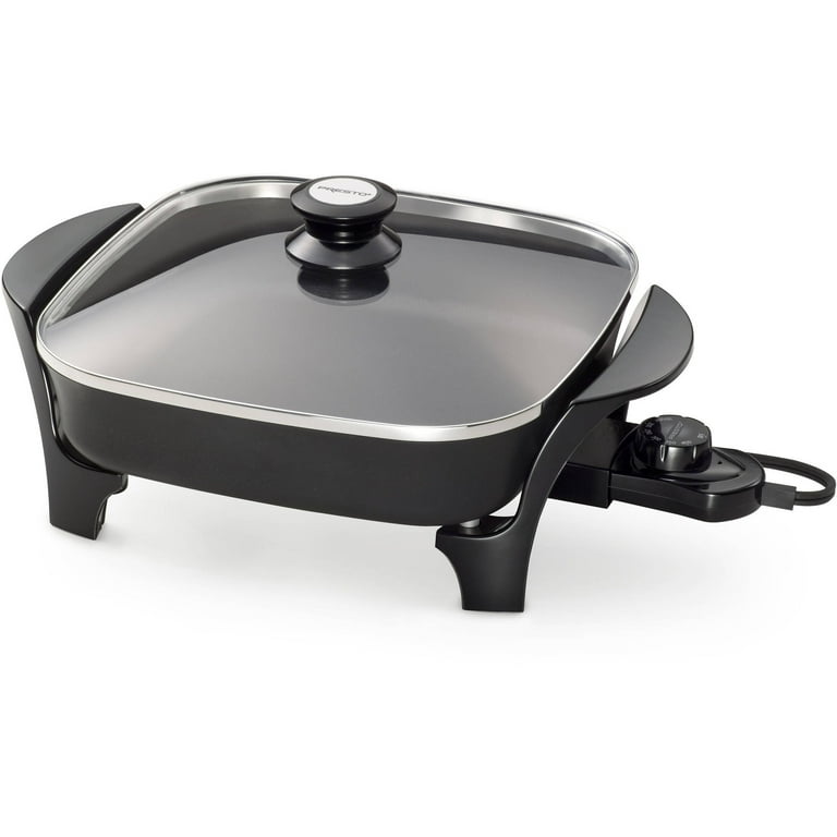 Presto 06857 16-inch Electric Foldaway Skillet, Black - Electric