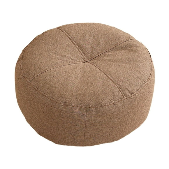 veasfak Round Floor Pillow Floor Cushion Pad Soft Thick Small Comfortable Seat Cushion Meditation Floor Pillow for Adults Kids Studio Brown