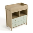 thumbnail image 6 of Storkcraft Alpine 2-Drawer Infant Changing Table Dresser, Driftwood with Sage, 6 of 12