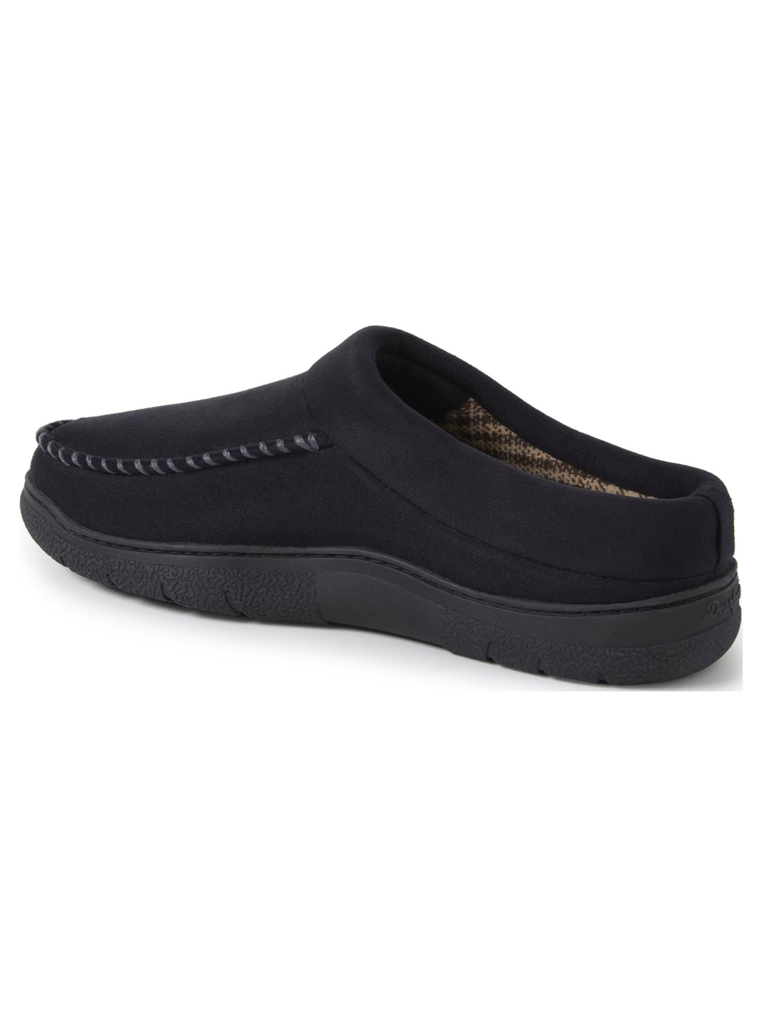 DF by Dearfoams Men's Seth Microsuede Moc Toe Clog Slippers