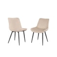 thumbnail image 1 of Lucas Dining Chair, Set of 2, Beige, 1 of 7