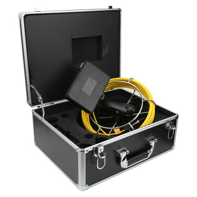 Industrial Pipe Sewer Inspection Camera 5in IP68 Waterproof with 8 LED Light for Homeowners Pipe Repairers